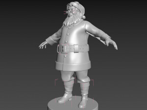 santa claus Model 3D