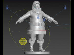 santa claus Model 3D