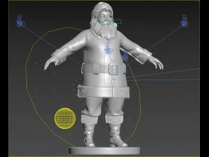 santa claus 3D Model