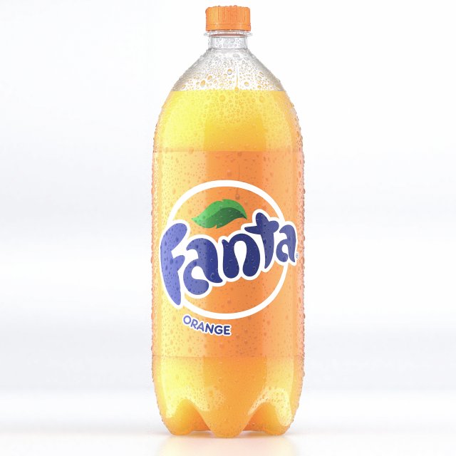 2 liter soda bottle 3D Модель .c4d .max .obj .3ds .fbx .stl .blend 