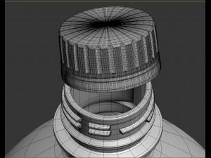 2 liter soda bottle 3D Модель