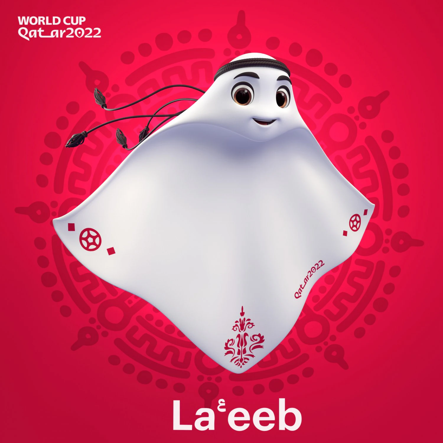 Laeeb Qatar 2022 Official Mascot 3D Model .c4d .max .obj .3ds .fbx .stl .blend 