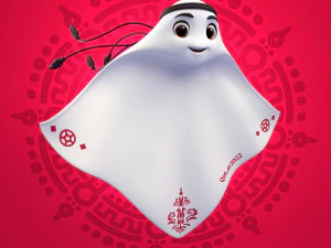 Laeeb Katar 2022 Offizielles Maskottchen 3D Modell
