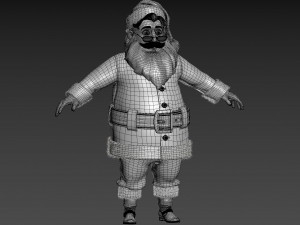 Santa Claus 3D Model