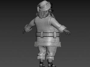 Santa Claus 3D Model