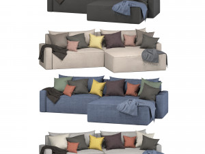 min otti sofa 3D 模型