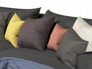 min otti sofa Modello 3D