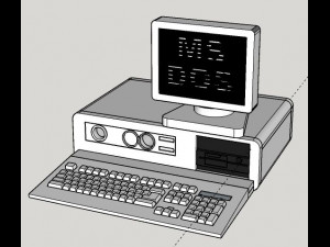 pc xt - works as pc monitor 3D 프린트 모델
