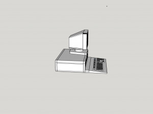 pc xt - works as pc monitor Modello di stampa 3D