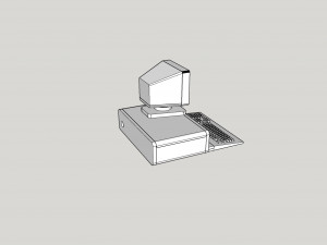 pc xt - works as pc monitor Modello di stampa 3D