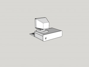 pc xt - works as pc monitor Modello di stampa 3D