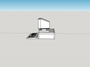 pc xt - works as pc monitor Modello di stampa 3D
