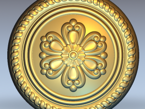 decorative rosette 3D मॉडल
