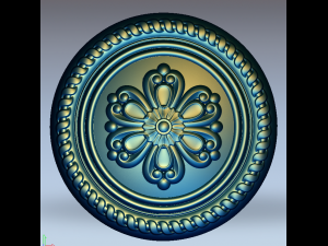 decorative rosette 3D मॉडल