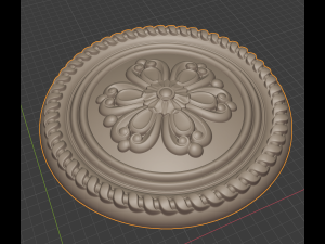 decorative rosette 3D मॉडल
