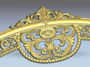 headboard decor 3D Model
