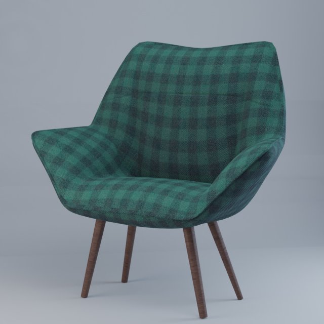 armchair 3D Модель .c4d .max .obj .3ds .fbx .stl .blend 