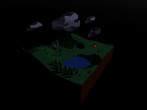 toon terrain set 3D Model