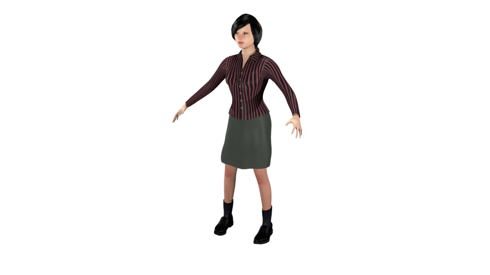 olivia 3D Model .c4d .max .obj .3ds .fbx .stl .blend 