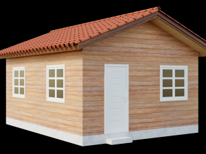 wood house 3D Model