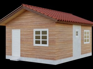 wood house 3D Model