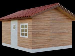 wood house 3D Model
