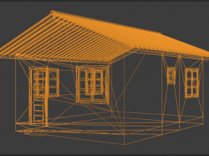 wood house 3D Model