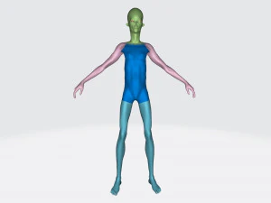 інопланетянин 3D Модель