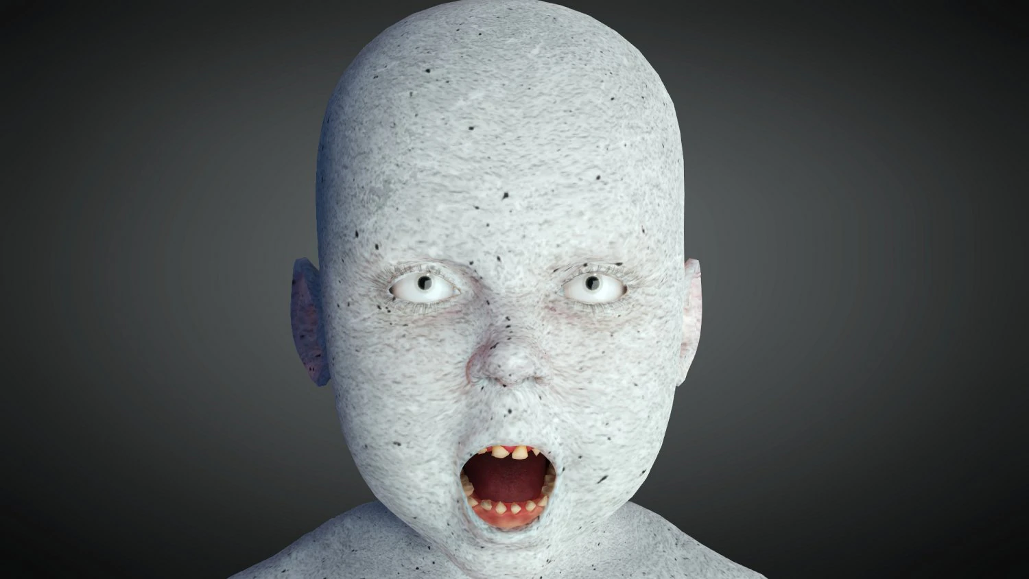 baby haunt 3D Model .c4d .max .obj .3ds .fbx .stl .blend 