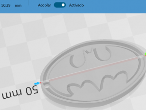 batman keychain Modello di stampa 3D