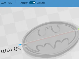 batman keychain 3D Print Model