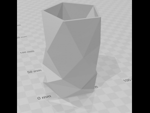 pentagonal pen holder 3D-Druckmodell