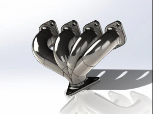 випускний колектор 3D Принт Модель