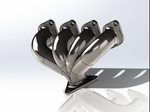 exhaust manifold 3D Druckmodell