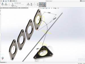 exhaust manifold 3D Druckmodell