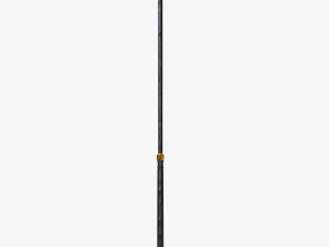 cast iron street light lamp with 4 luminaries Model 3D