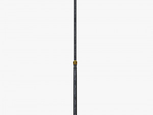 cast iron street light lamp with 4 luminaries Model 3D