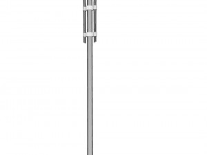 modern cast iron street light lamp with 2 luminaries 3D Модель