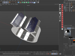 blue lapis silver ring Modello 3D