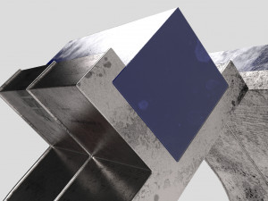 blue lapis silver ring Modello 3D