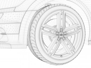 audi a6 quattro 3D Model