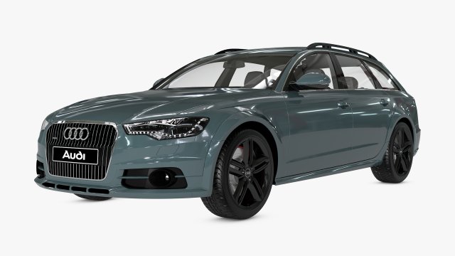 audi a6 quattro 3D Model .c4d .max .obj .3ds .fbx .stl .blend