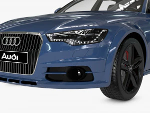 audi a6 quattro 3D Model