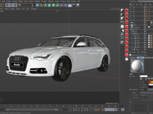 audi a6 quattro 3D Model