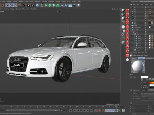 audi a6 quattro 3D Model