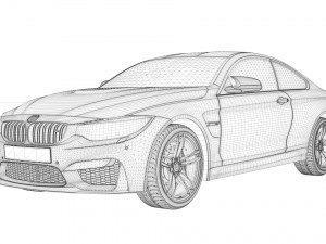 m4 sport 3Dモデル