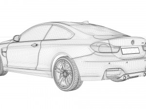 m4 sport 3Dモデル