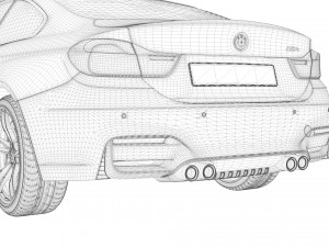 m4 sport 3Dモデル