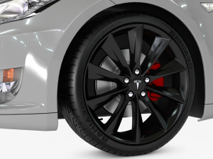 tesla model s 3Dモデル