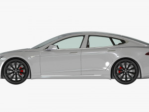 tesla model s 3Dモデル